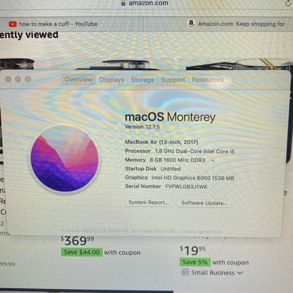 Macbook aor 13 inch version 12.75 - Picture 4 of 4